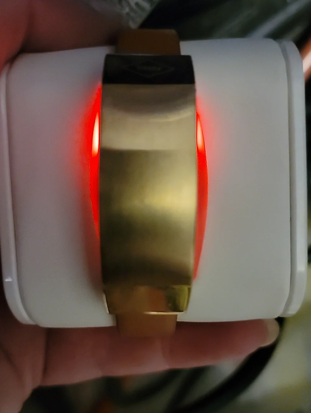 Fossil Q Dreamer Smart Band Activity Tracker Gold Tan Leather Band With‎ Charger